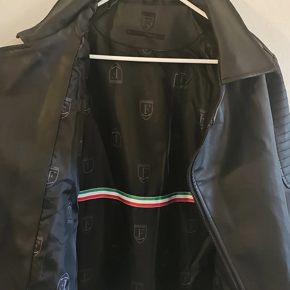 Men Leather Jacket - Picture 2 of 8